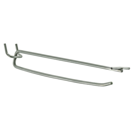 AZAR DISPLAYS 8" Metal Wire Flip Scan Hook (.187" Dia.), PK50 700838